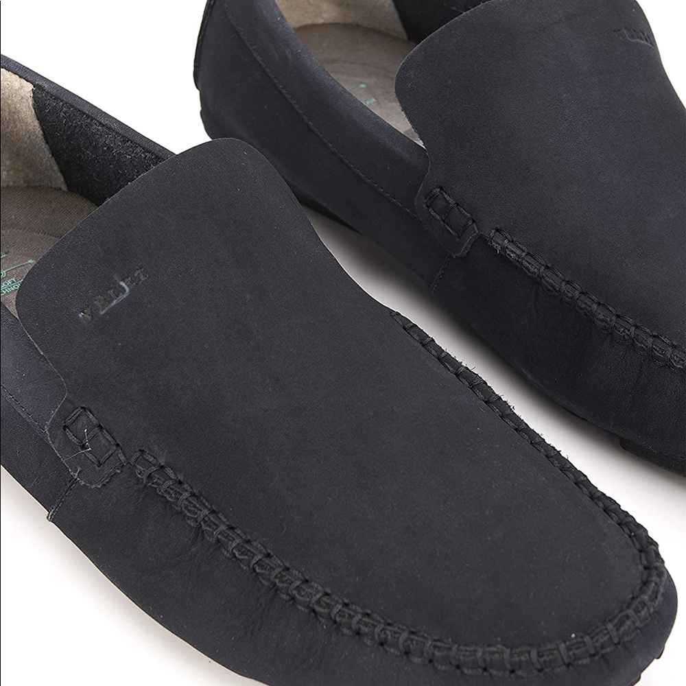 Mens velez suede leather loafers